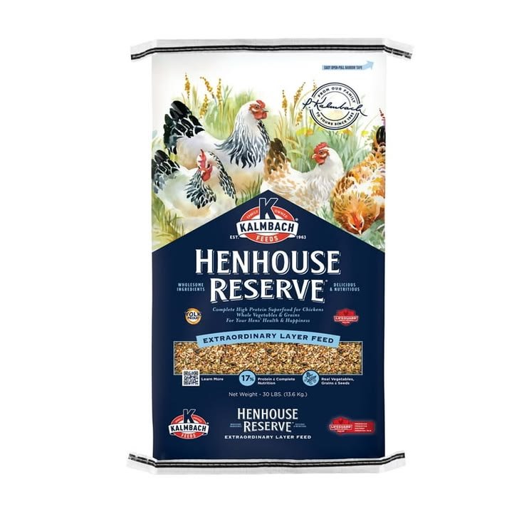 (2 pack) Kalmbach Feeds 18% Henhouse Reserve Extraordinary Whole Grain Layer Feed for Chickens 30 lb bag - Walmart_com